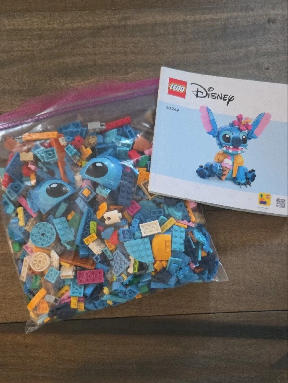LEGO Disney Stitch Buildable Figure in Blue, Pink and Orange